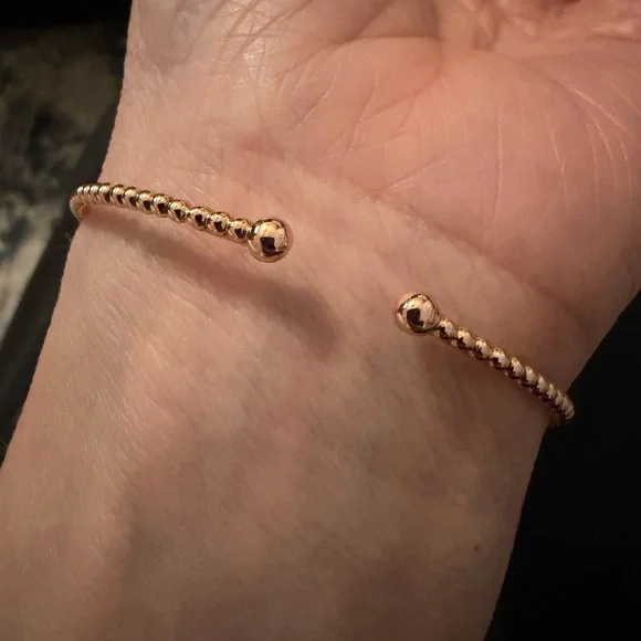 Gabriel & Co. 14K Rose Gold Beaded Bujukan Bracelet - Picture 4 of 8